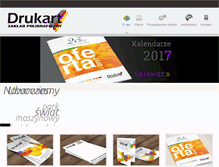 Tablet Screenshot of drukart.com